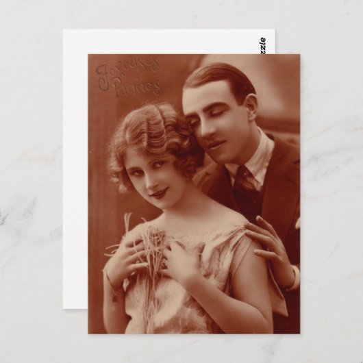  Frans-Romantisch Briefkaart (Voorkant / Achterkant)