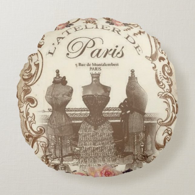  Frans Rond Kussen (Voorkant)