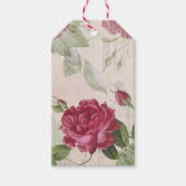 Frans Roos, Antiek Rood Ephemera Label Cadeaulabel (Voorkant)