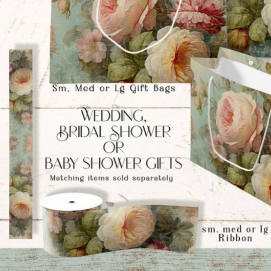  Frans Roos Bloemblauw n Geel Decoupage Grosgrain Lint