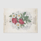 Frans Roos Bloemtuin Lijst Decoupage Tissuepapier (Voorkant)