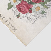 Frans Roos Bloemtuin Lijst Decoupage Tissuepapier (Detail)