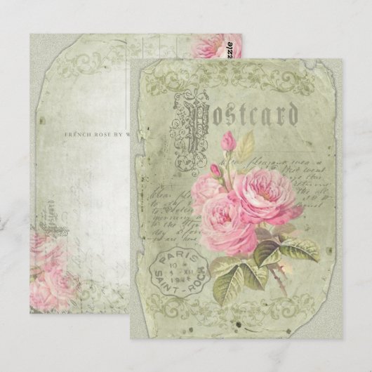 Frans Roos - Briefkaart (Voorkant / Achterkant)