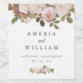 Frans Roos - Gepersonaliseerd wijnlabel Wijn Etiket (Enkel label)