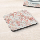 Frans  Roos Gold Floral Bier Onderzetter (Linkerzijde)