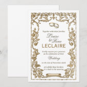  Frans Roos Lijst Elegante Trouwringen Kaart (Voorkant / Achterkant)