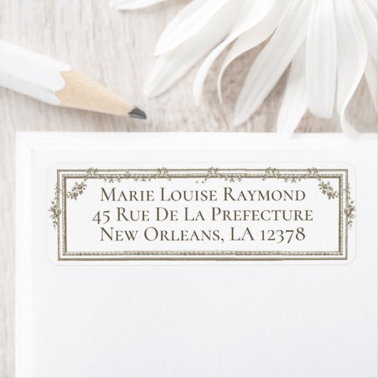  Frans Roos Lijst Return Address Label (Insitu)