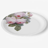 Frans  roos papieren bordje (Gekanteld)