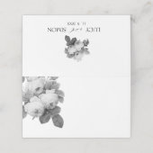 Frans  roos plaatskaartje (Buitenkant ongevouwen)