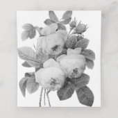 Frans  roos plaatskaartje (Binnenkant ongevouwen)