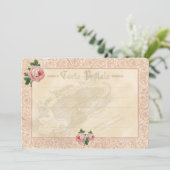 Frans Roos - Uitnodiging Kaart (Staand voorkant)