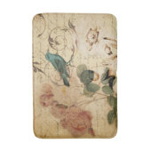  frans roos vogel Paris Frans Botanisch Badmat (Voorkant Verticaal)