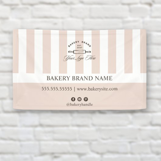 Frans Roze Bakkerij Logo Event Display Spandoek