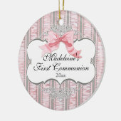 Frans Roze lint Boog Eerste Communie Ornament (Links)