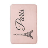 Frans Roze Parijs Eiffeltoren Badmat Badkamer (Voorkant Verticaal)