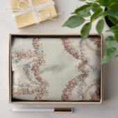  Frans Roze Rose Bloemen Garland Decoupage Tissuepapier (Geschenk)