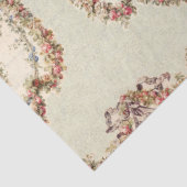  Frans Roze Rose Bloemen Garland Decoupage Tissuepapier (Detail)