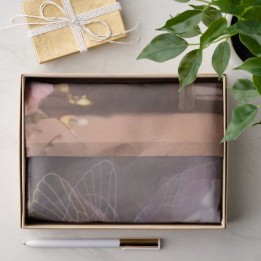 Frans Roze Waterverf Flower Fairy Tissuepapier (Geschenk)