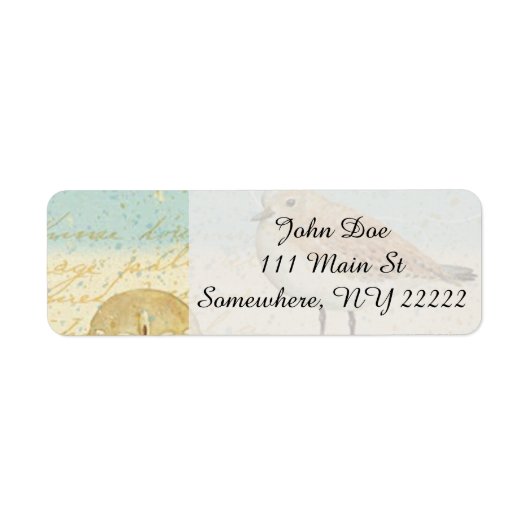 Frans Sand Piper Etiket (Voorkant)