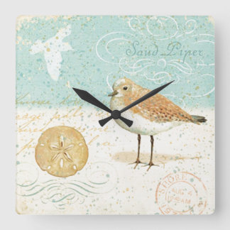  Frans Sand Piper Vierkante Klok