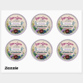  Frans  Savon Label Custom Paarse (Vel)