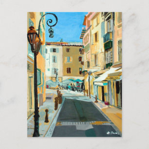 Frans Schilderij Oude Olieverf Impressionistisch Briefkaart