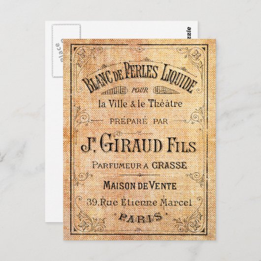  Frans schoonheidsmerk Briefkaart (Voorkant / Achterkant)