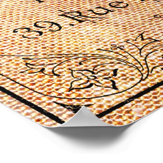  Frans schoonheidsmerk Poster (Hoek)