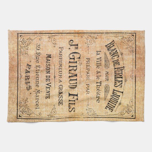  Frans schoonheidsmerk Theedoek (Horizontaal)
