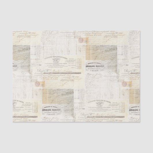  Frans schrijfpapier Tissuepapier (Voorkant)