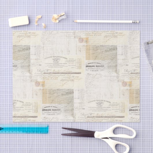  Frans schrijfpapier Tissuepapier (Craft)