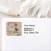  Frans Schrijven Paris Rooster typografie Etiket (Insitu)