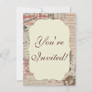  Frans Schrijven Paris Rooster typografie Kaart