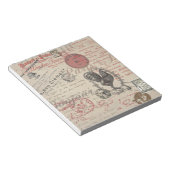 Frans Schrijven Paris Rooster typografie Notitieblok (Schuin)