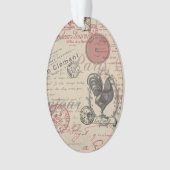  Frans Schrijven Paris Rooster typografie Ornament (voorkant)