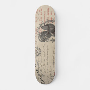 Frans Schrijven Paris Rooster typografie Persoonlijk Skateboard