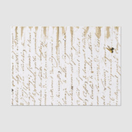 Frans schrijven tissuepapier