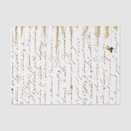 Frans schrijven tissuepapier (Voorkant)