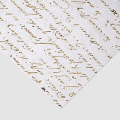 Frans schrijven tissuepapier (Detail)