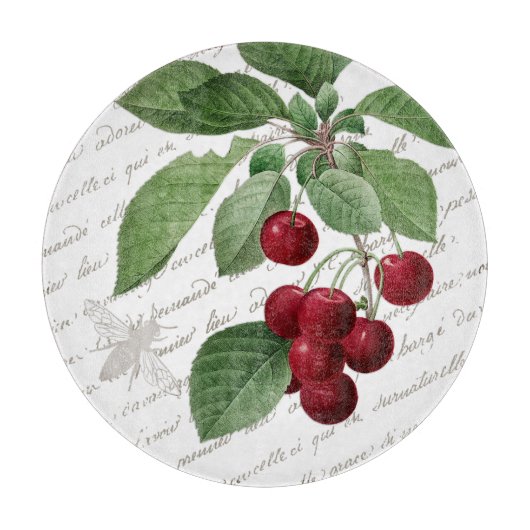 Frans script 1800s Royal Cherries en Italiaanse bi Snijplank (Voorkant)
