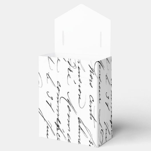  Frans Script Elegant Formal Event Bedankdoosjes (Geopend)