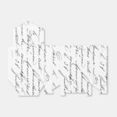  Frans Script Elegant Formal Event Bedankdoosjes (Uitgevouwen)