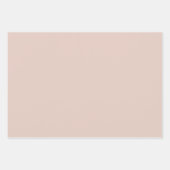 Frans Script Fleur de Lis Roos Gold Blush Pink Inpakpapier Vel (Voorkant 2)