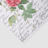 Frans Script Frans Roos Bird Briefkaart Tissuepapier (Detail)