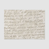 Frans Script Gold Floral  Tissuepapier (Voorkant)