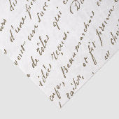 Frans  Script Gold-weefselpapier Tissuepapier (Detail)