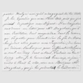 Frans Script  Letter Cursief handschrift Tissuepapier (Voorkant)