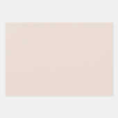 Frans Script Roos Gold Inpakpapier Vel (Voorkant 2)