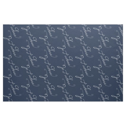 Frans script stof (Yard (91,4 cm))