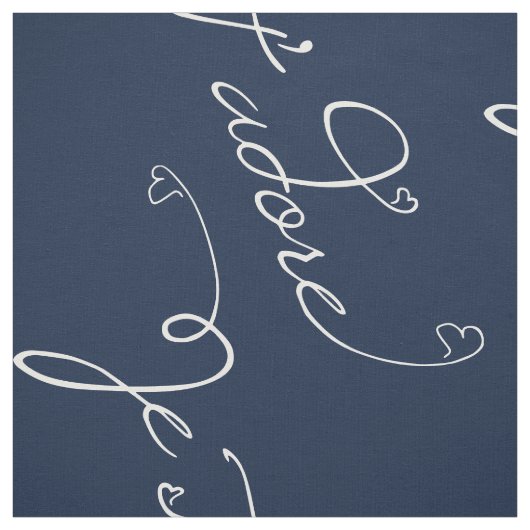 Frans script stof (Swatch)